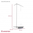 Ariston VELIS PRO WIFI 100 EU - Elektryczny podgrzewacz pojemnościowy